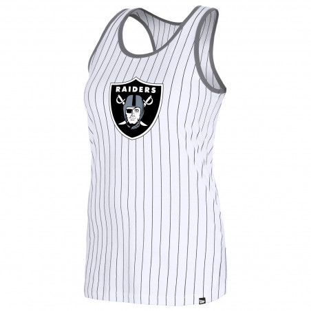 NEW ERA WOMENS RAIDERS GAMEDAY RACERBACK SEQUIN TANK