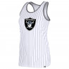 NEW ERA WOMENS RAIDERS GAMEDAY RACERBACK SEQUIN TANK