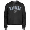 NEW ERA WOMENS RAIDERS CROPPED BOXY HOODIE