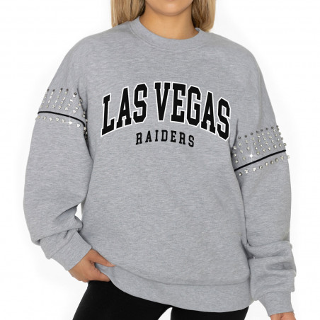 COMPETITIVE EDGE JEWELED CREWNECK SWEATSHIRT