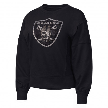 WOMENS RAIDERS SHARP TURN CREWNECK SWEATSHIRT