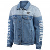 WEAR BY ERIN ANDREWS WOMENS RAIDERS DENIM JACKET