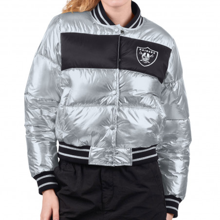 WOMENS RAIDERS OFF SEASON BUBBLE JACKET