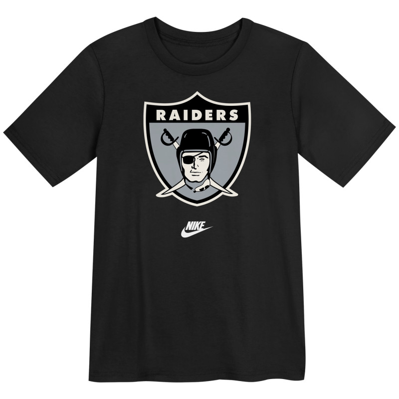 NIKE JUVENILE RAIDERS LOGO ESSENTIAL TEE
