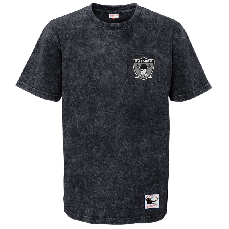 MITCHELL & NESS RAIDERS YOUTH PREMIUM POCKET SHORT SLEEVE TEE 2.0