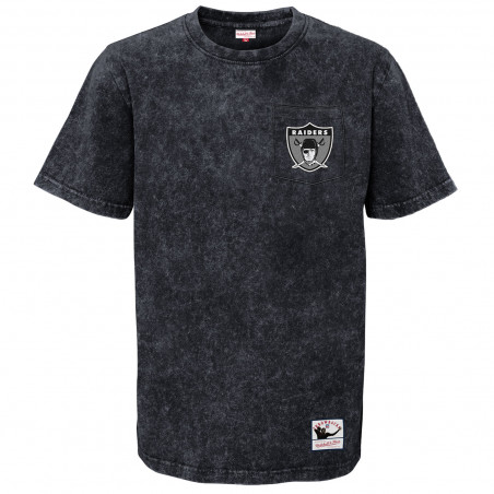 MITCHELL & NESS RAIDERS YOUTH PREMIUM POCKET SHORT SLEEVE TEE 2.0