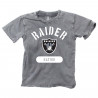 RAIDER NATION JUVENILE RAW EDGE SHORT SLEEVE FADED WASH TEE