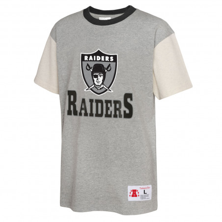 MITCHELL & NESS RAIDERS YOUTH CREAM SHORT SLEEVE TEE