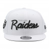 NEW ERA 9FIFTY OAKLAND RAIDERS PIRATE SCRIPT CAP
