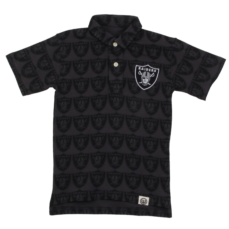 JUVENILE RAIDERS ALL OVER PRINT POLO