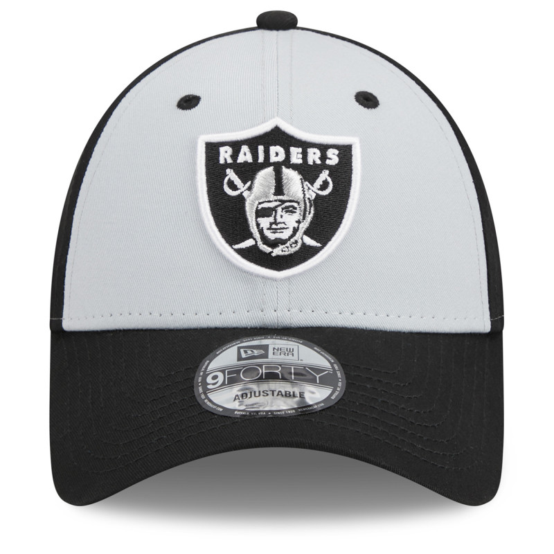 NEW ERA 9FORTY 4TH DOWN GRAY & BLACK 2T CAP