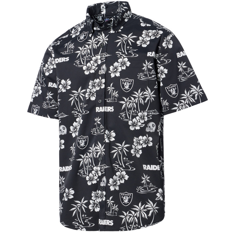 LAS VEGAS RAIDERS KEKAI PERFORMANCE BUTTON UP SHIRT