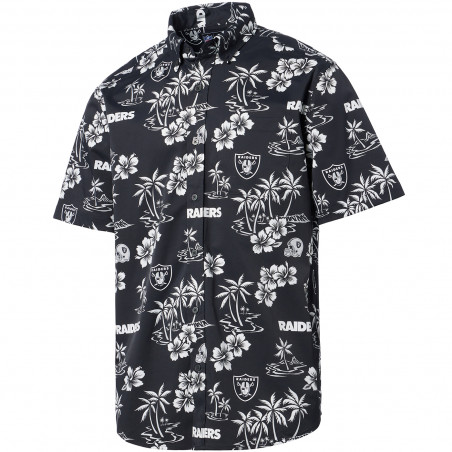 LAS VEGAS RAIDERS KEKAI PERFORMANCE BUTTON UP SHIRT