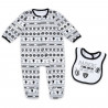 WEAR BY ERIN ANDREWS RAIDERS TWO PIECE CHRISTMAS SLEEP AND PLAY WITH BIB