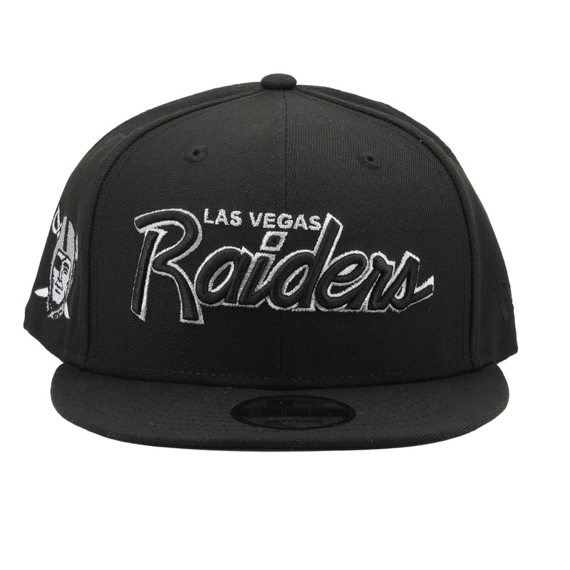 NEW ERA 9FIFTY LAS VEGAS RAIDERS BLACK SCRIPT CAP