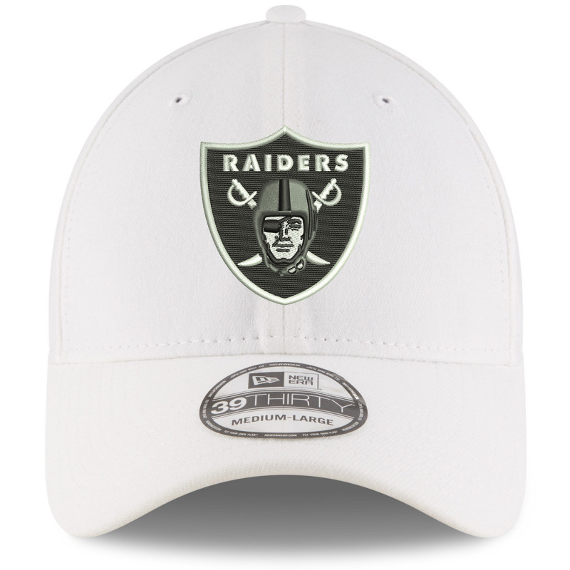 NEW ERA RAIDERS 39THIRTY SHIELD LOGO CAP