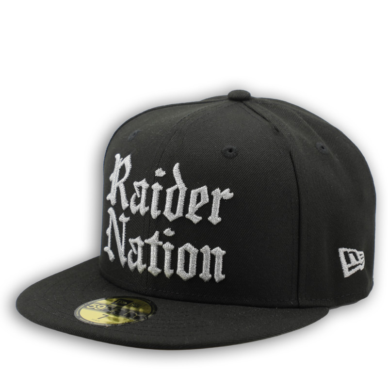 NEW ERA 59FIFTY RAIDER NATION OLE ENGLISH 2.0 CAP