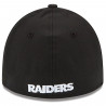 NEW ERA RAIDERS 39THIRTY SHIELD LOGO CAP