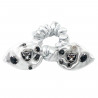 RAIDERS SILVER SCRUNCHIE