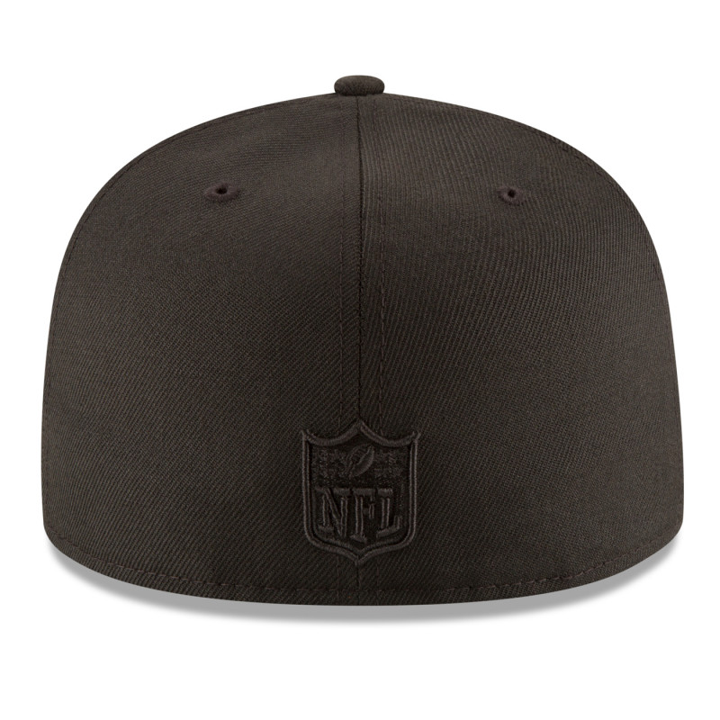 NEW ERA 59FIFTY ALL BLACK TONAL SHIELD CAP
