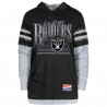 NEW ERA LONG SLEEVE HOODED TWOFER TOP