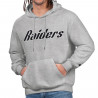 STARTER RAIDERS HERITAGE WORDMARK GRAY HOODIE