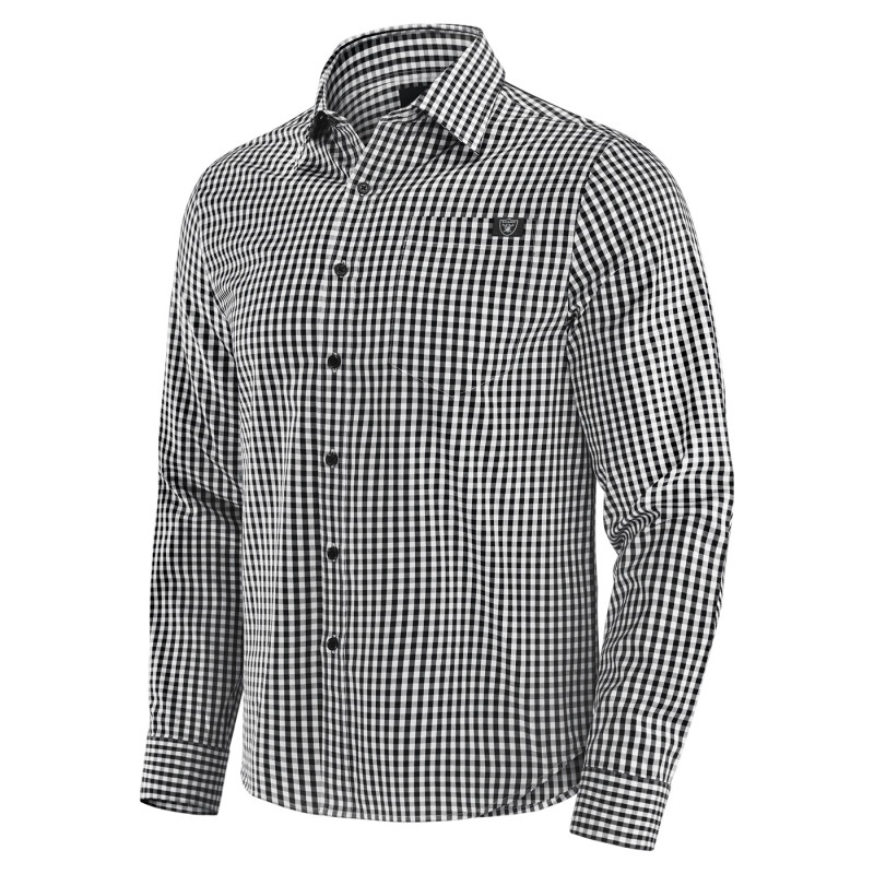 J. PALMER RAIDERS UNTUCKABLE BUTTON UP SHIRT