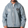 UNISEX RAIDERS DENIM COACHES JACKET