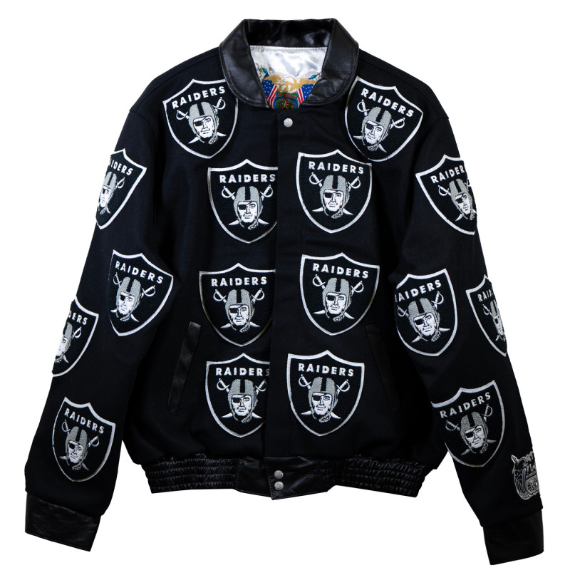 JEFF HAMILTON ALL OVER SHIELD LOGO JACKET