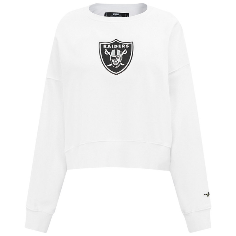 PRO STANDARD RAIDERS WOMENS WINGSPAN 2.0 FLEECE CREWNECK SWEATSHIRT