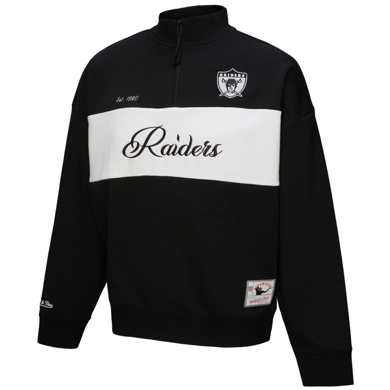Mitchell & Ness Womens Raiders Quarter-Zip | Official Raiders Quarter-Zip Sale