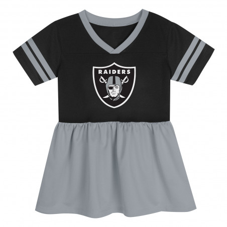 GIRLS TODDLER RAIDERS STADIUM LIGHTS CHEER DRESS
