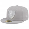 NEW ERA RAIDERS 59FIFTY TONAL SHIELD CAP