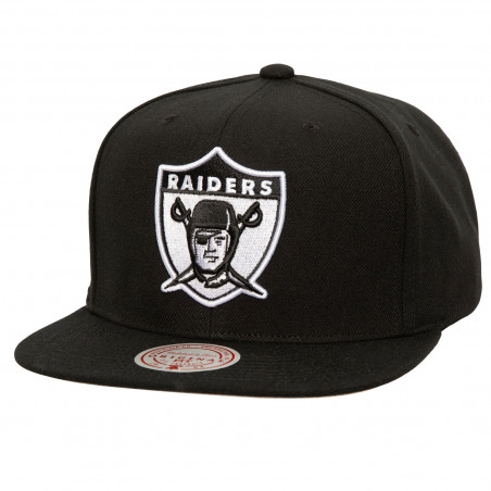 MITCHELL & NESS RAIDERS SIDE HIT SCRIPT SNAPBACK