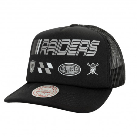 MITCHELL & NESS LOS ANGELES RAIDERS SPEEDWAY TRUCKER CAP