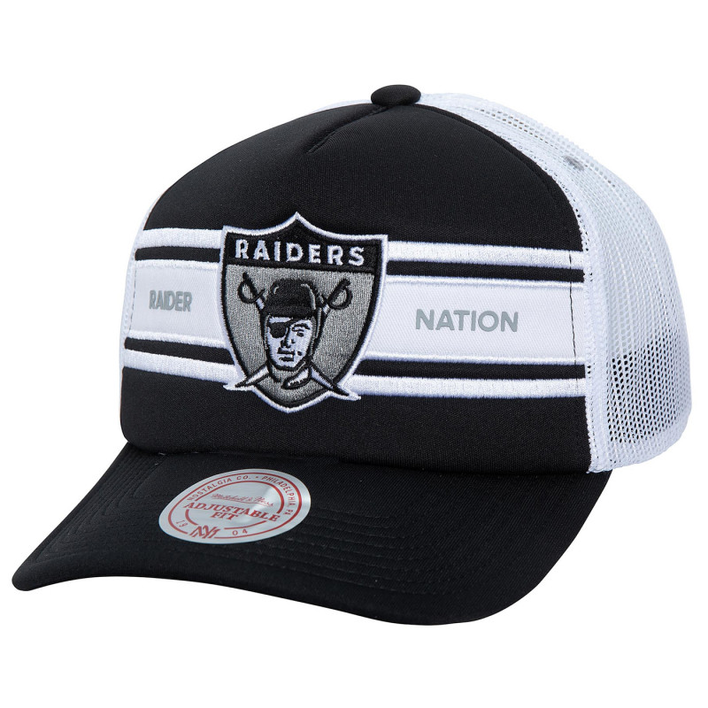 MITCHELL & NESS SIDELINE RAIDER NATION TRUCKER CAP