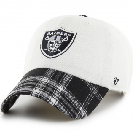 '47 RAIDERS WHITE TOTALLY CLEAN UP CAP