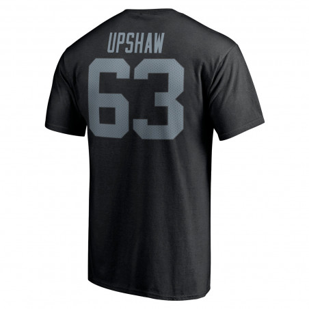 RAIDERS GENE UPSHAW HALL OF FAME NAME AND NUMBER TEE