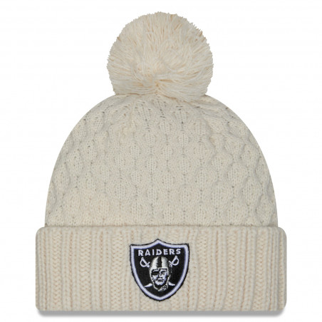 NEW ERA WOMENS RAIDERS CHUNKY KNIT CAP