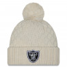 NEW ERA WOMENS RAIDERS CHUNKY KNIT CAP