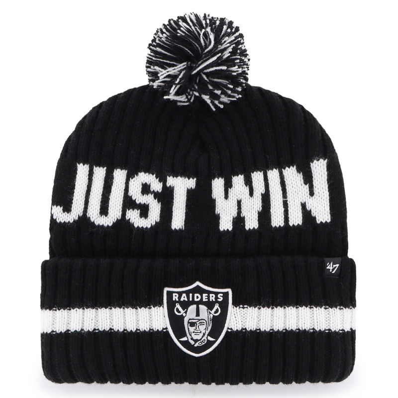 '47 RAIDERS JUST WIN BABY BERING CUFF KNIT CAP