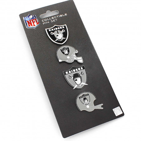 RAIDERS FOUR PIN SET