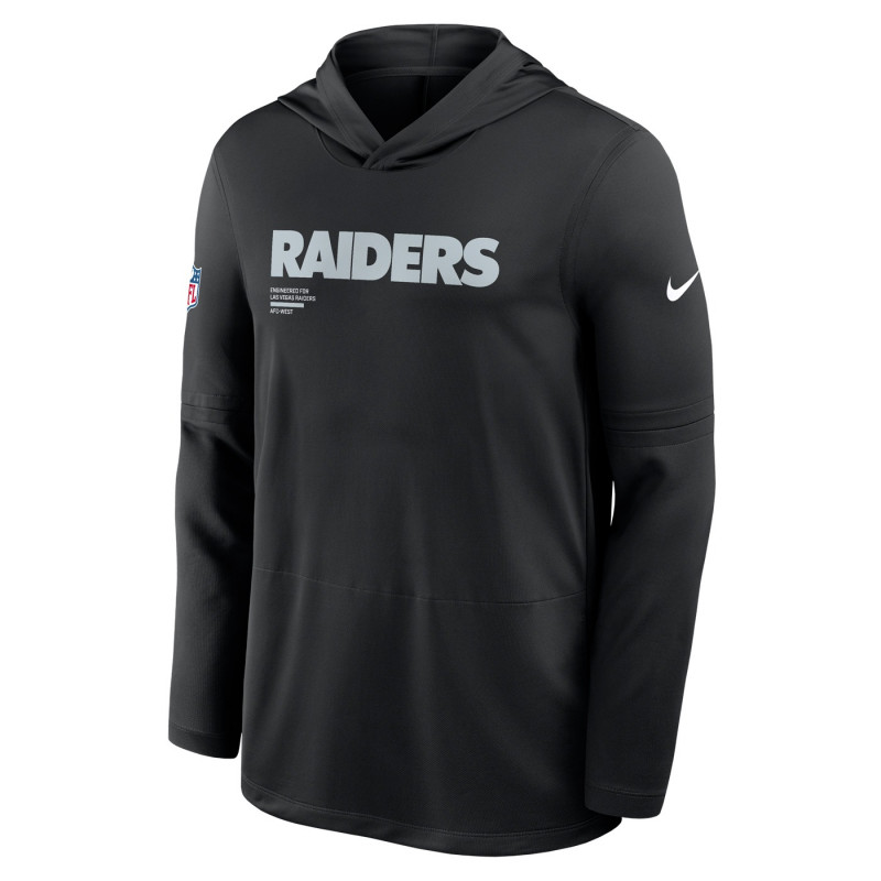NIKE LAS VEGAS RAIDERS DRI-FIT LIGHTWEIGHT HOODIE