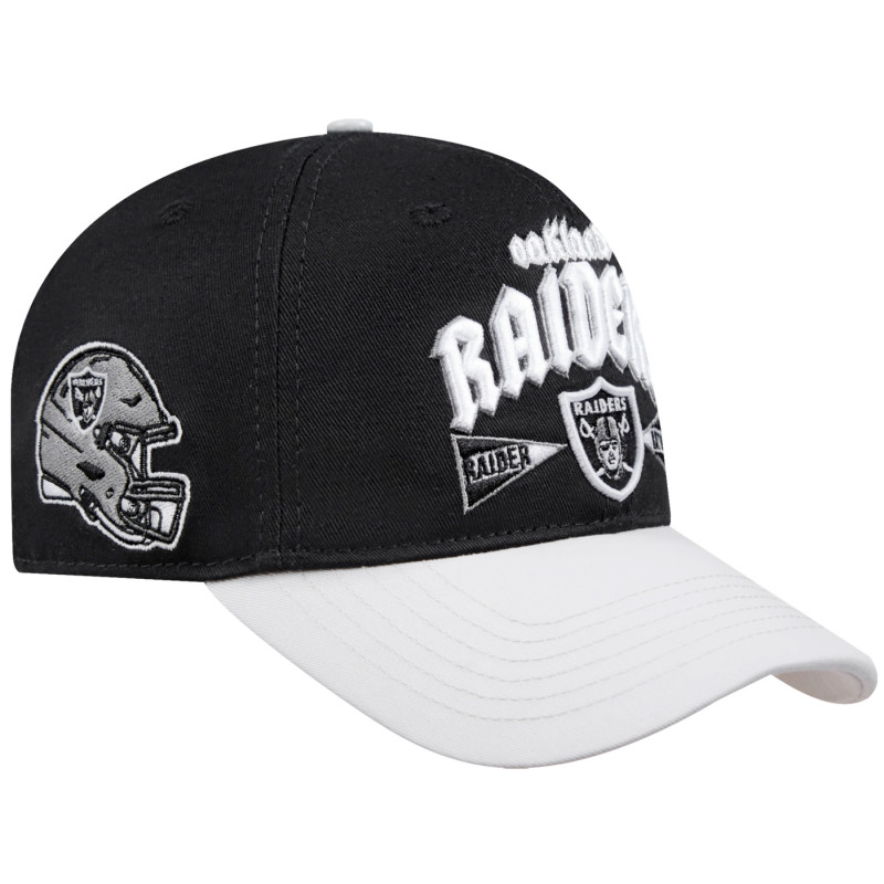 PRO STANDARD RAIDERS BLACK & GRAY 2T OAKLAND CAP