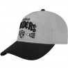 PRO STANDARD RAIDERS GRAY & BLACK 2T OAKLAND CAP