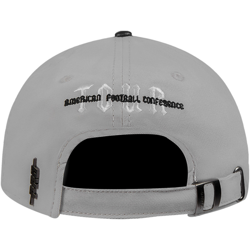 PRO STANDARD RAIDERS GRAY & BLACK 2T OAKLAND CAP