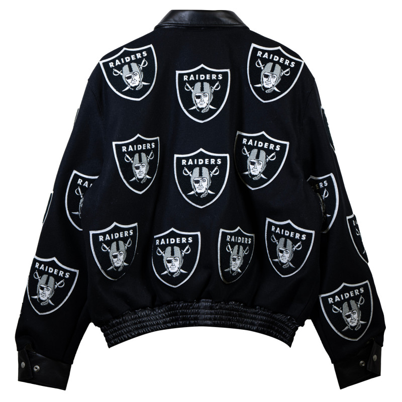 JEFF HAMILTON ALL OVER SHIELD LOGO JACKET