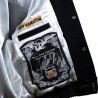 JEFF HAMILTON ALL OVER SHIELD LOGO JACKET