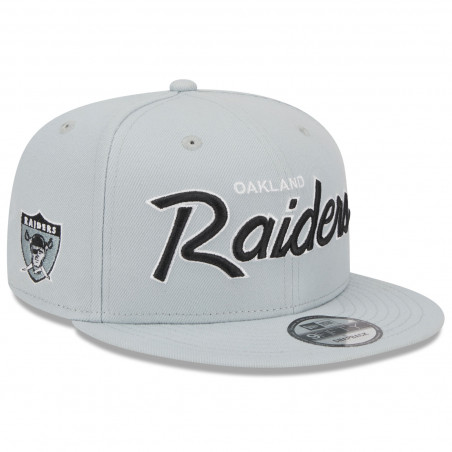NEW ERA OAKLAND RAIDERS 9FIFTY EVERGREEN SCRIPT CAP