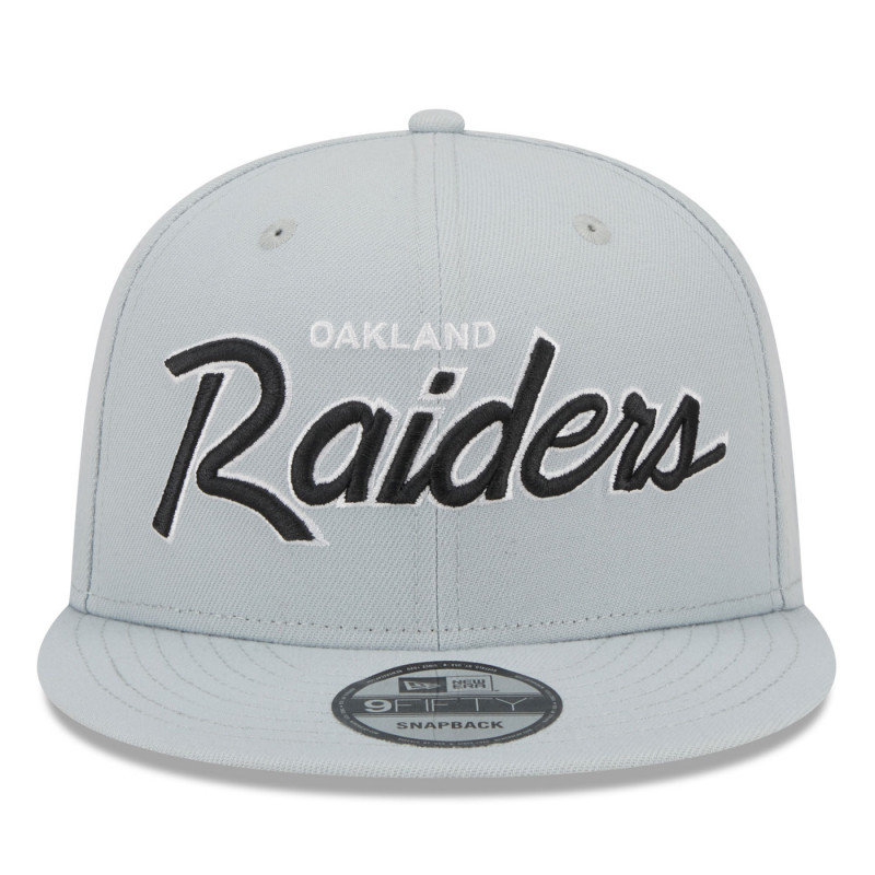 NEW ERA OAKLAND RAIDERS 9FIFTY EVERGREEN SCRIPT CAP